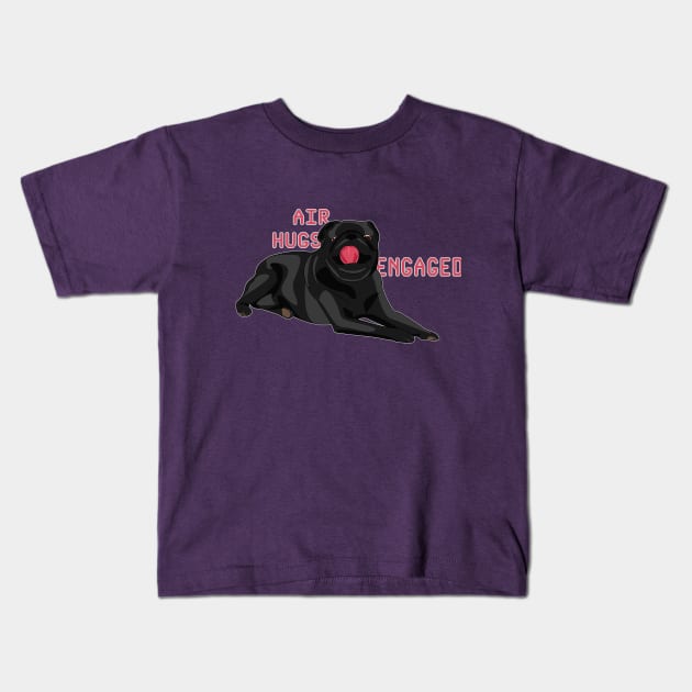 Air Hugs Activated Kids T-Shirt by Fun Funky Designs